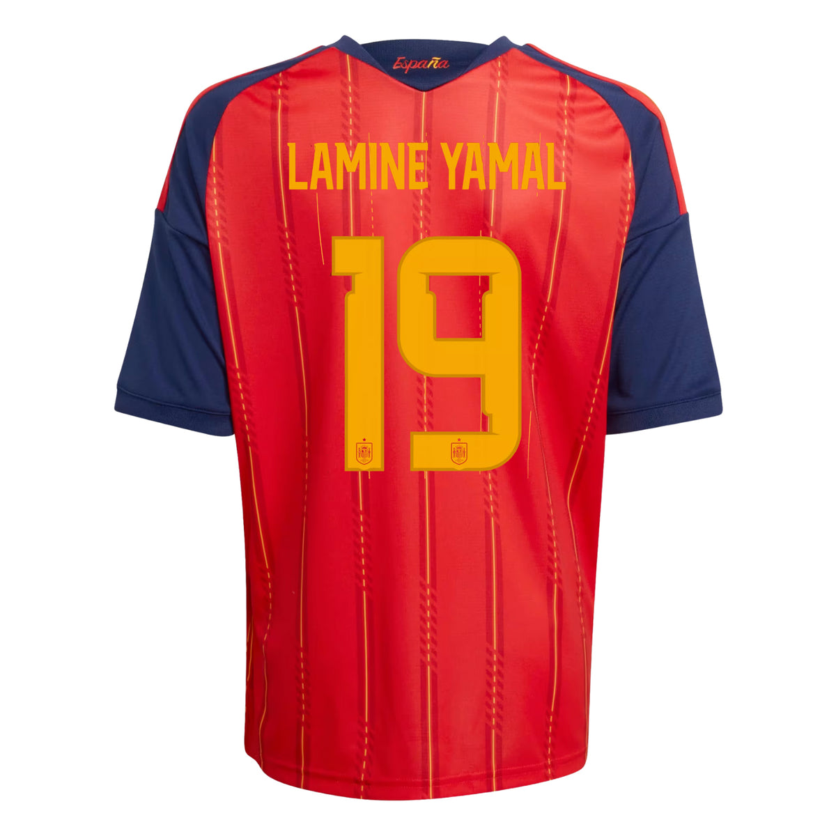 adidas Youth Lamine Yamal Spain World Cup Home Jersey 2026 (Vivid Red)