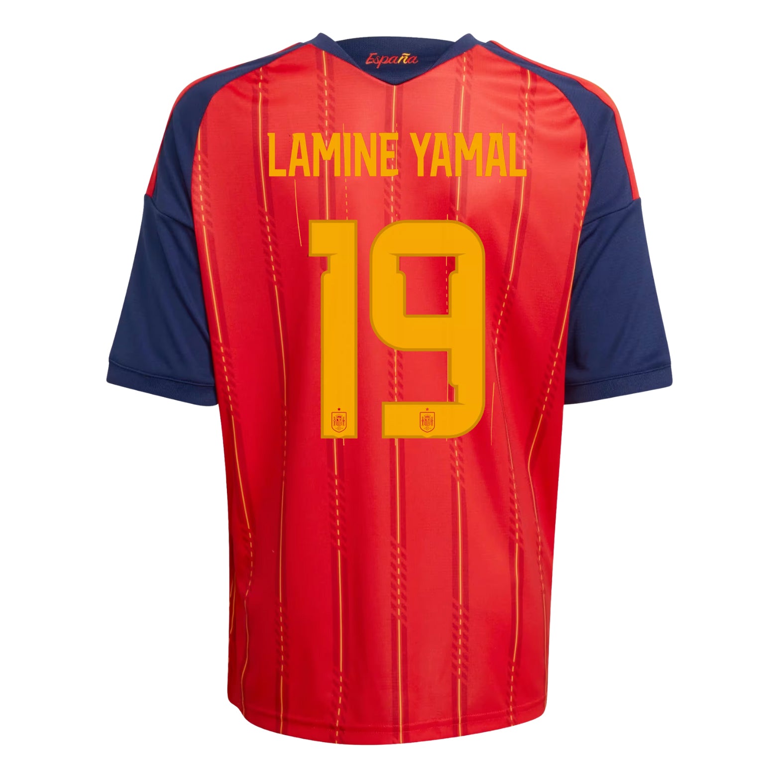 adidas Youth Lamine Yamal Spain World Cup Home Jersey 2026 (Vivid Red)