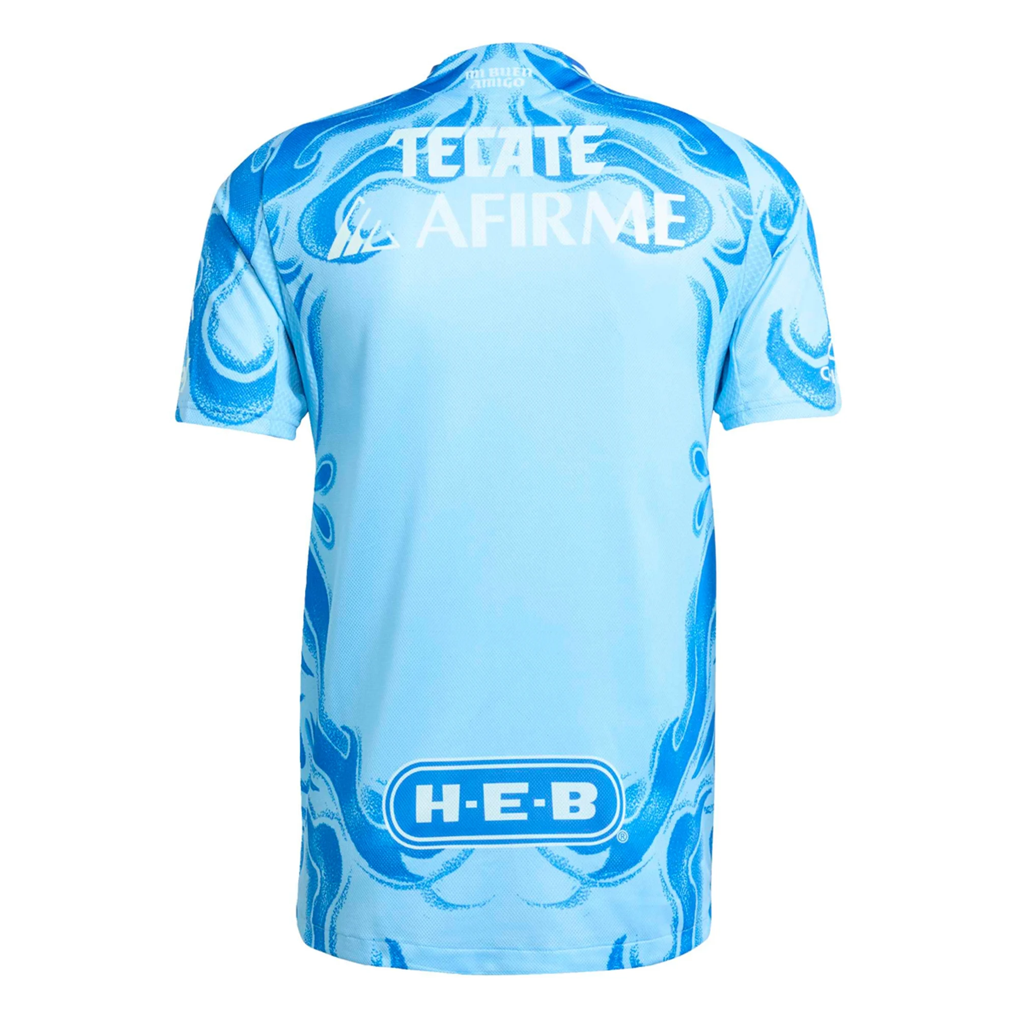 adidas Tigres Authentic Away Jersey 25/26 (Blue/Aqua)