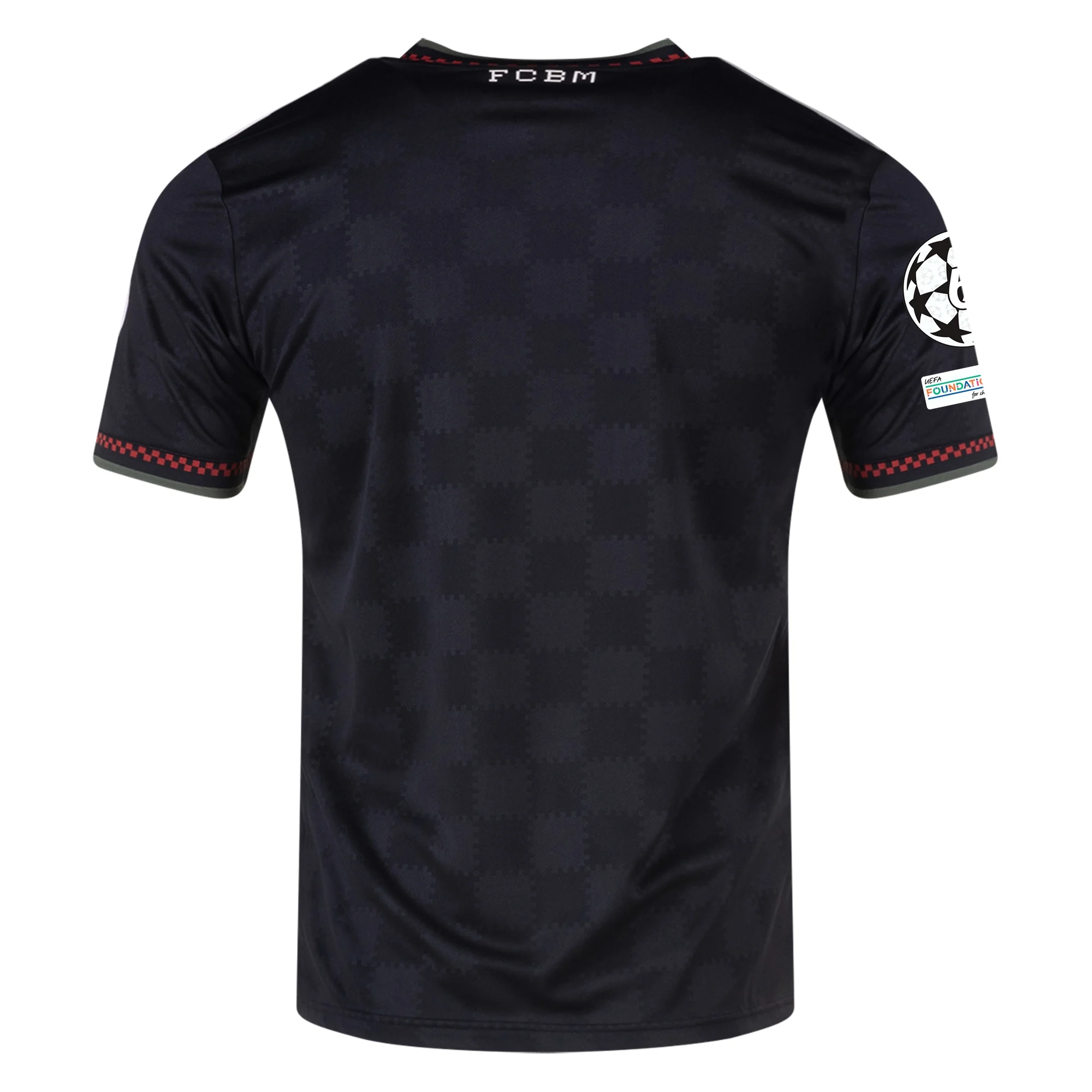 adidas Bayern Munich Third Jersey w/ Champions League Patches 25/26 (Black/Olive Green)