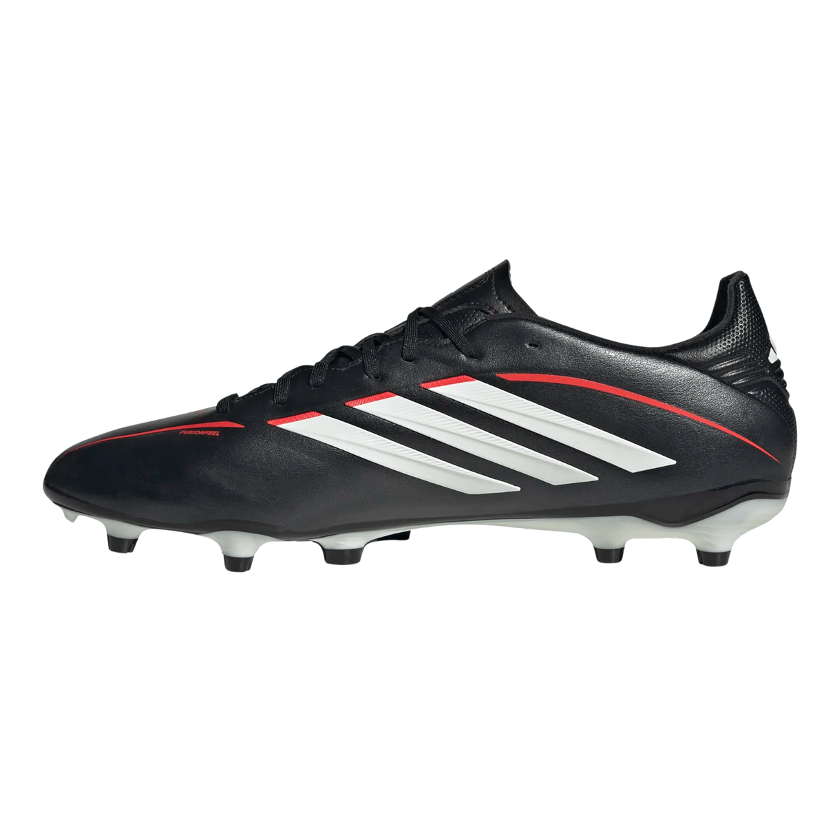 adidas Copa Pure IV League FG Soccer Cleats (Black/White/Lucid Red)