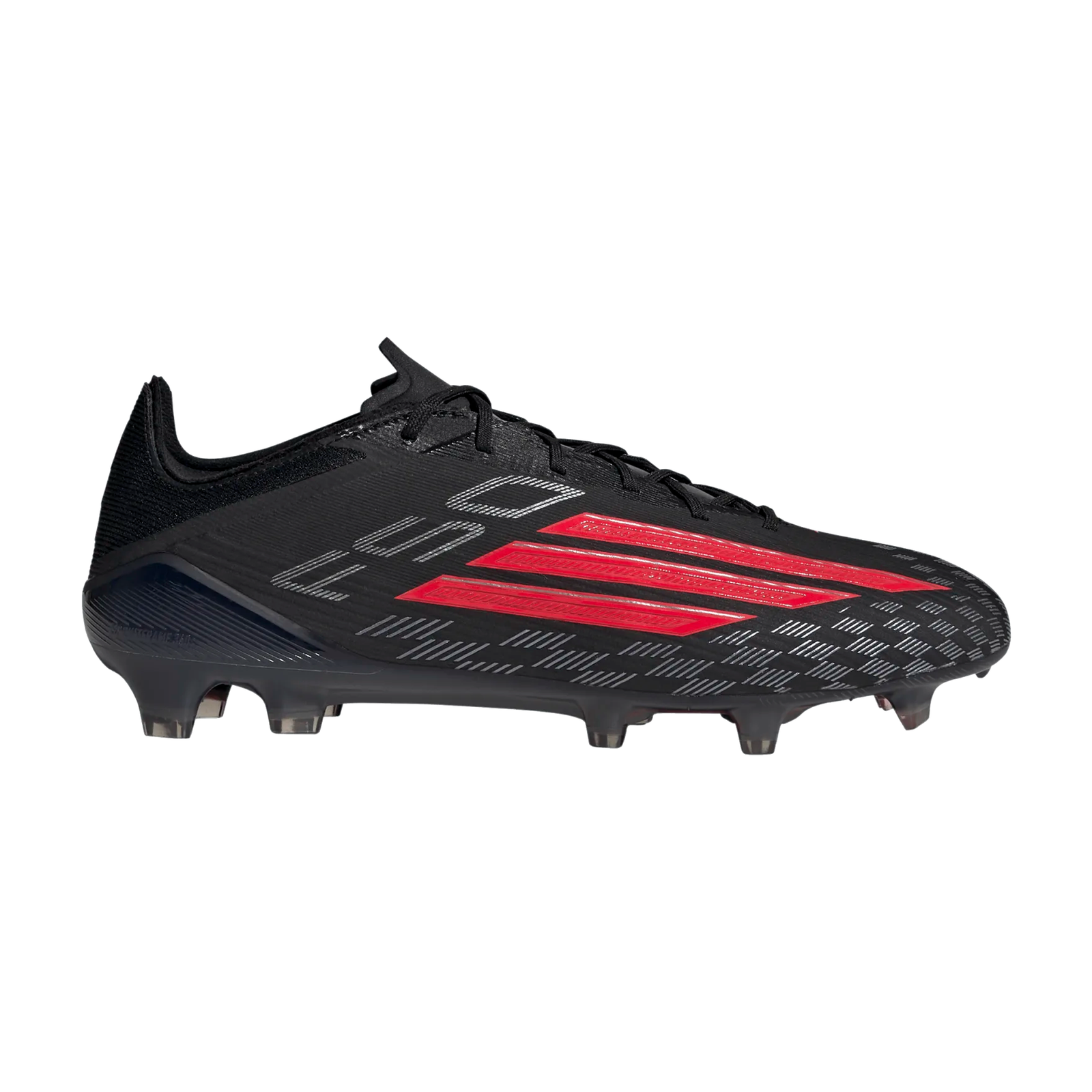 adidas F50 Elite Firm Ground Soccer Cleats (Black/Lucid Red)
