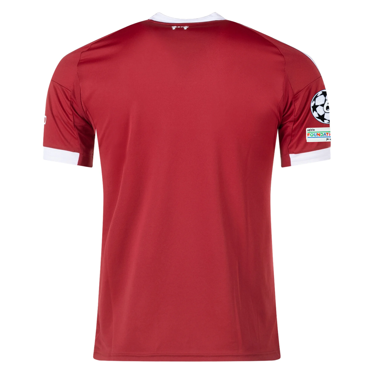 adidas Men's Liverpool Home Jersey 25/26 w/ Champions League Patches (Strawberry Red)