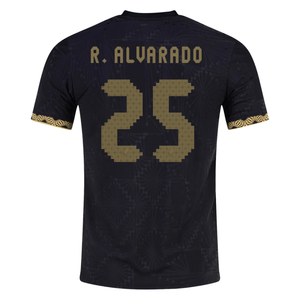 adidas Mexico Authentic Roberto Alvarado Third Gold Jersey 2025 (Black/Metallic Gold)