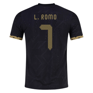 adidas Mexico Authentic Luis Romo Third Gold Jersey 2025 (Black/Metall ...