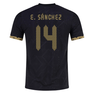 adidas Mexico Authentic Erick Sanchez Third Gold Jersey 2025 (Black/Metallic Gold)