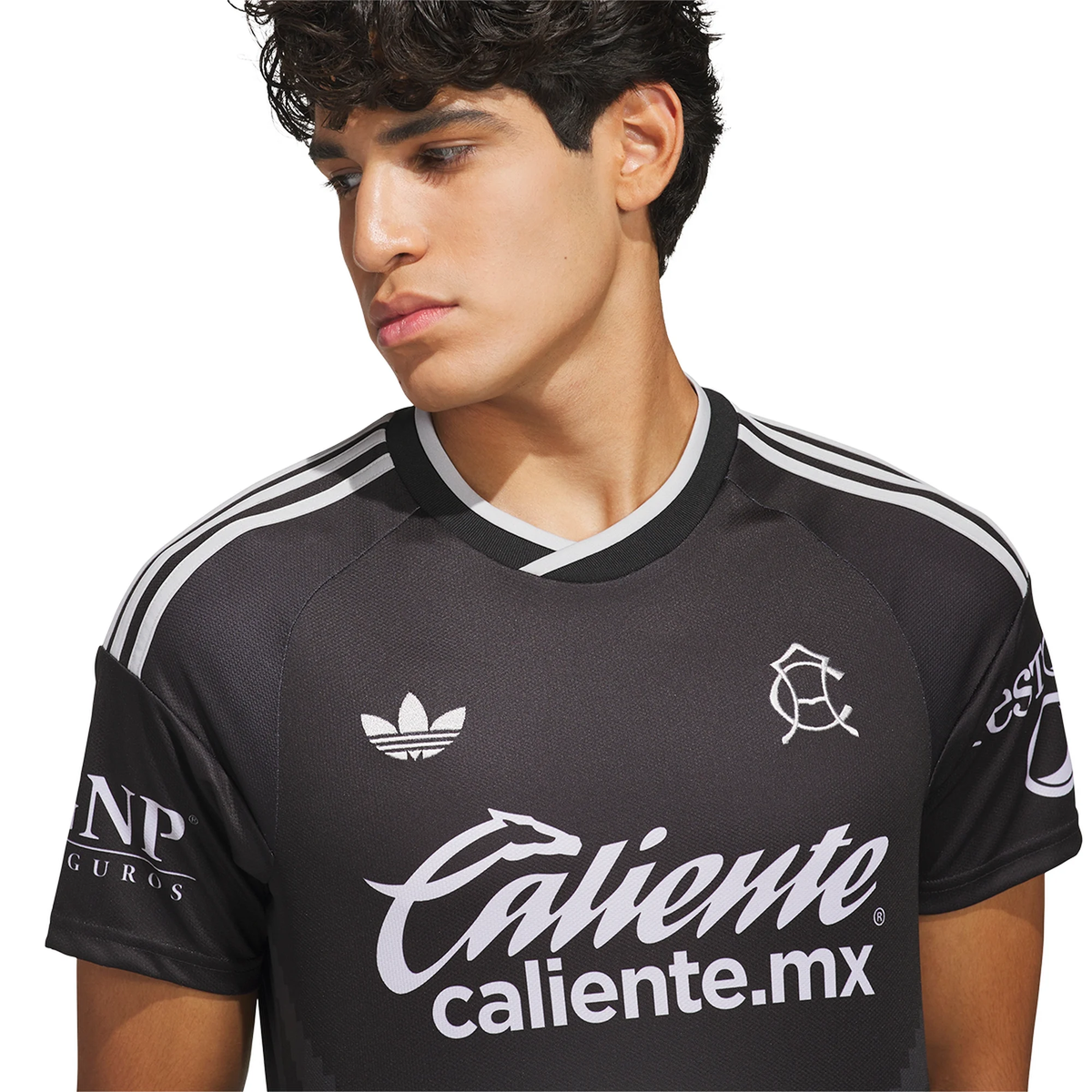 adidas Mens Club America Away Jersey 26/27 (Black/Carbon)