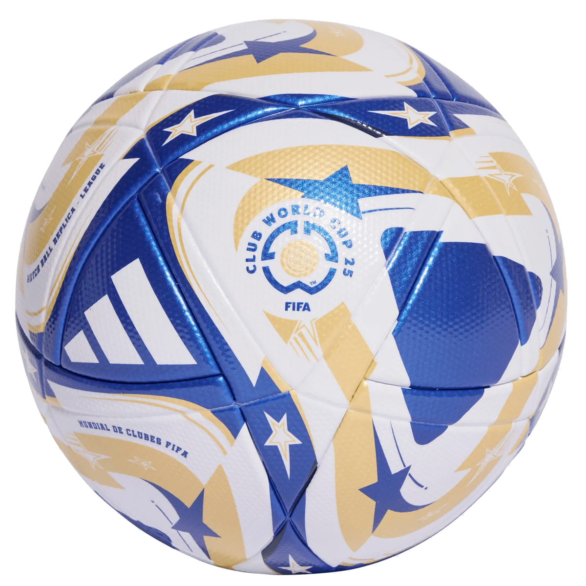 adidas Club World Cup Final League Top Ball 25/26 (White/Metallic Gold)
