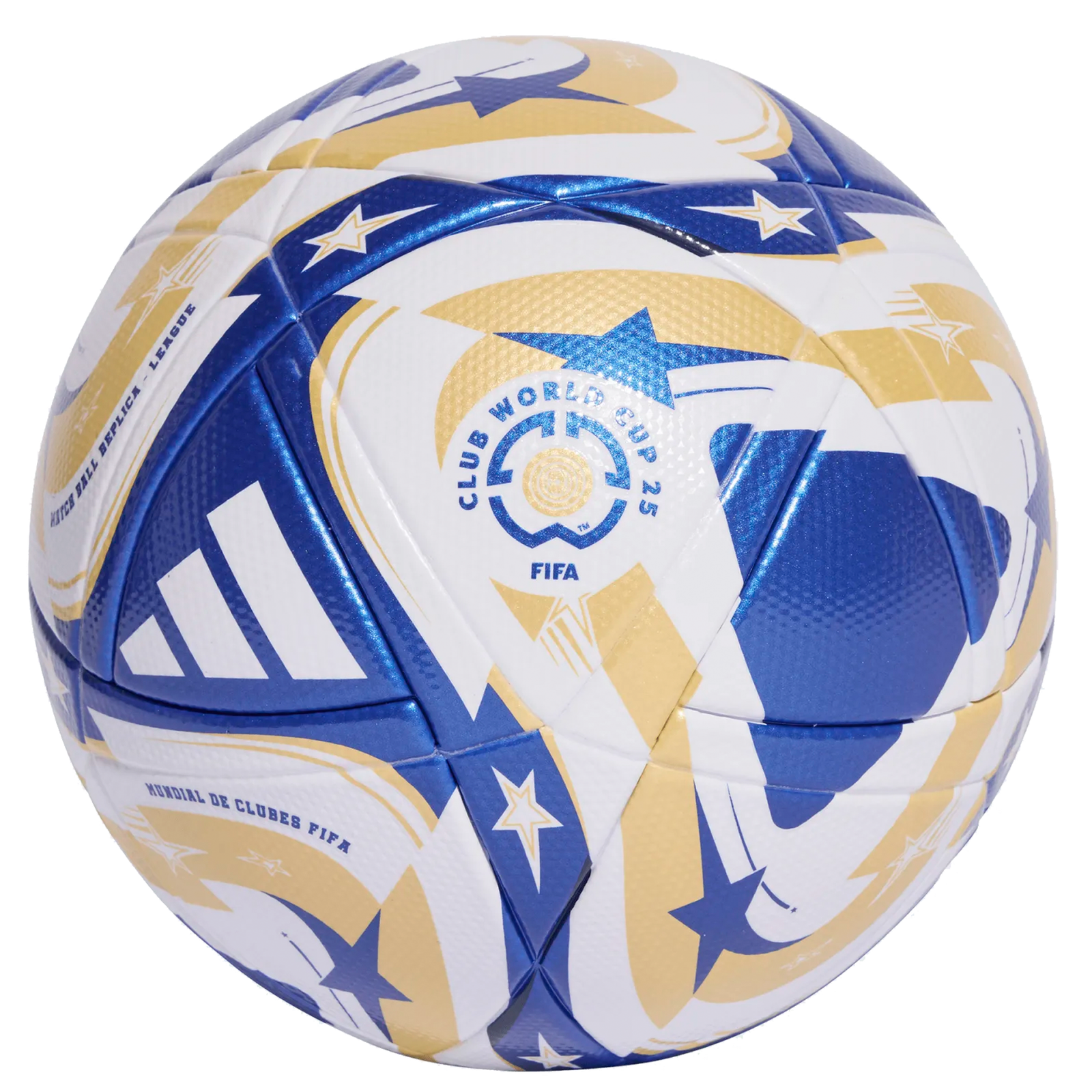 adidas Club World Cup Final League Top Ball 25/26 (White/Metallic Gold)