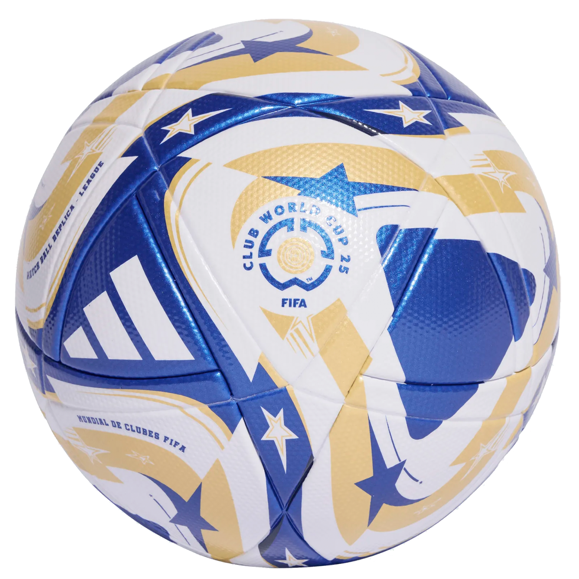 adidas Club World Cup Final League Top Ball 25/26 (White/Metallic Gold)