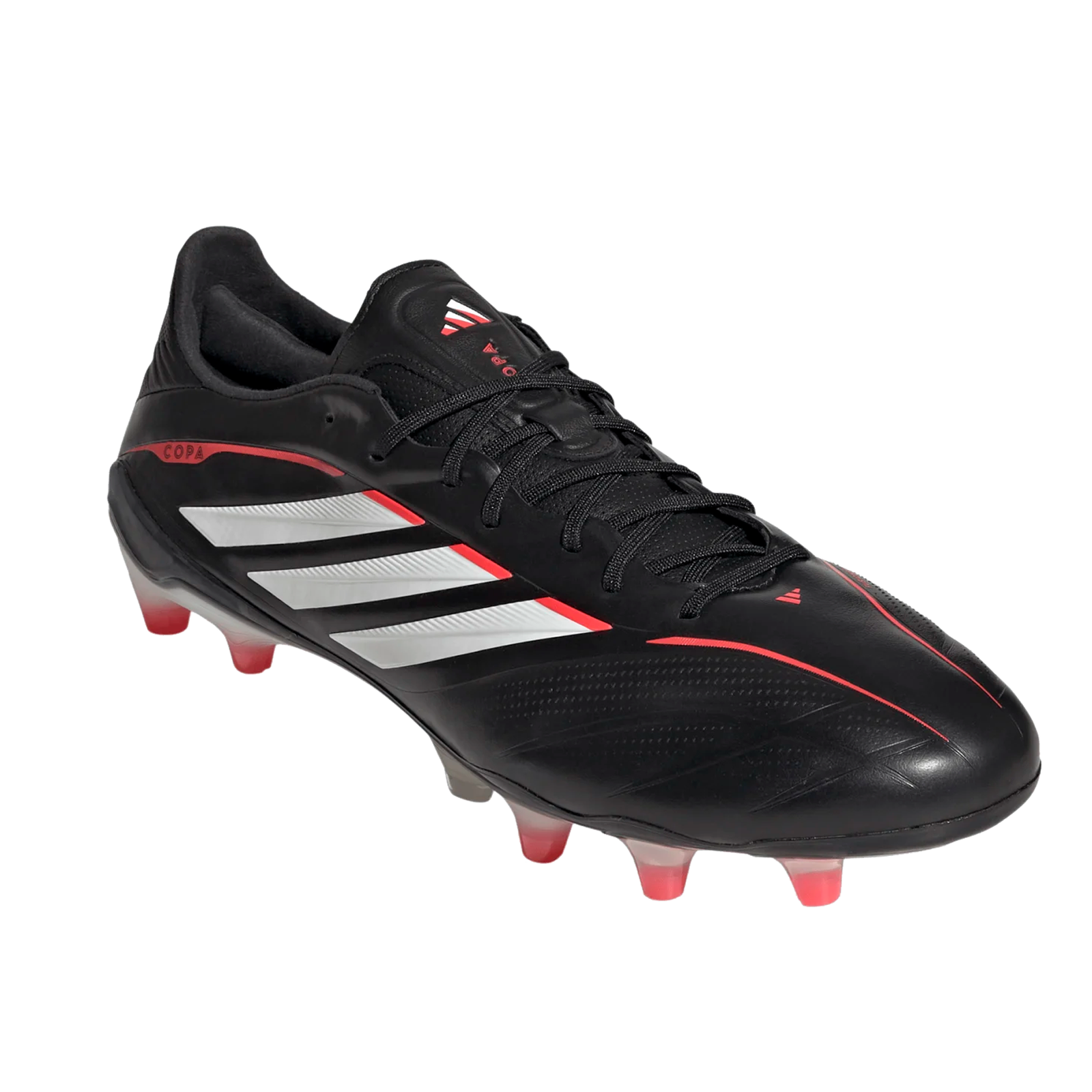 adidas Copa Pure IV Elite Frim Ground Soccer Cleats (Core Black/White/Lucid Red)