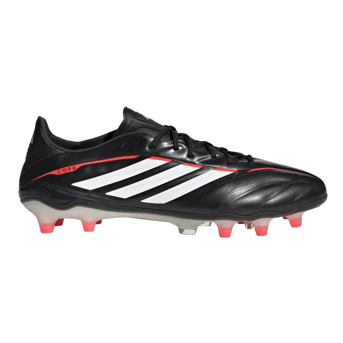 adidas Copa Pure IV Elite Frim Ground Soccer Cleats (Core Black/White/Lucid Red)