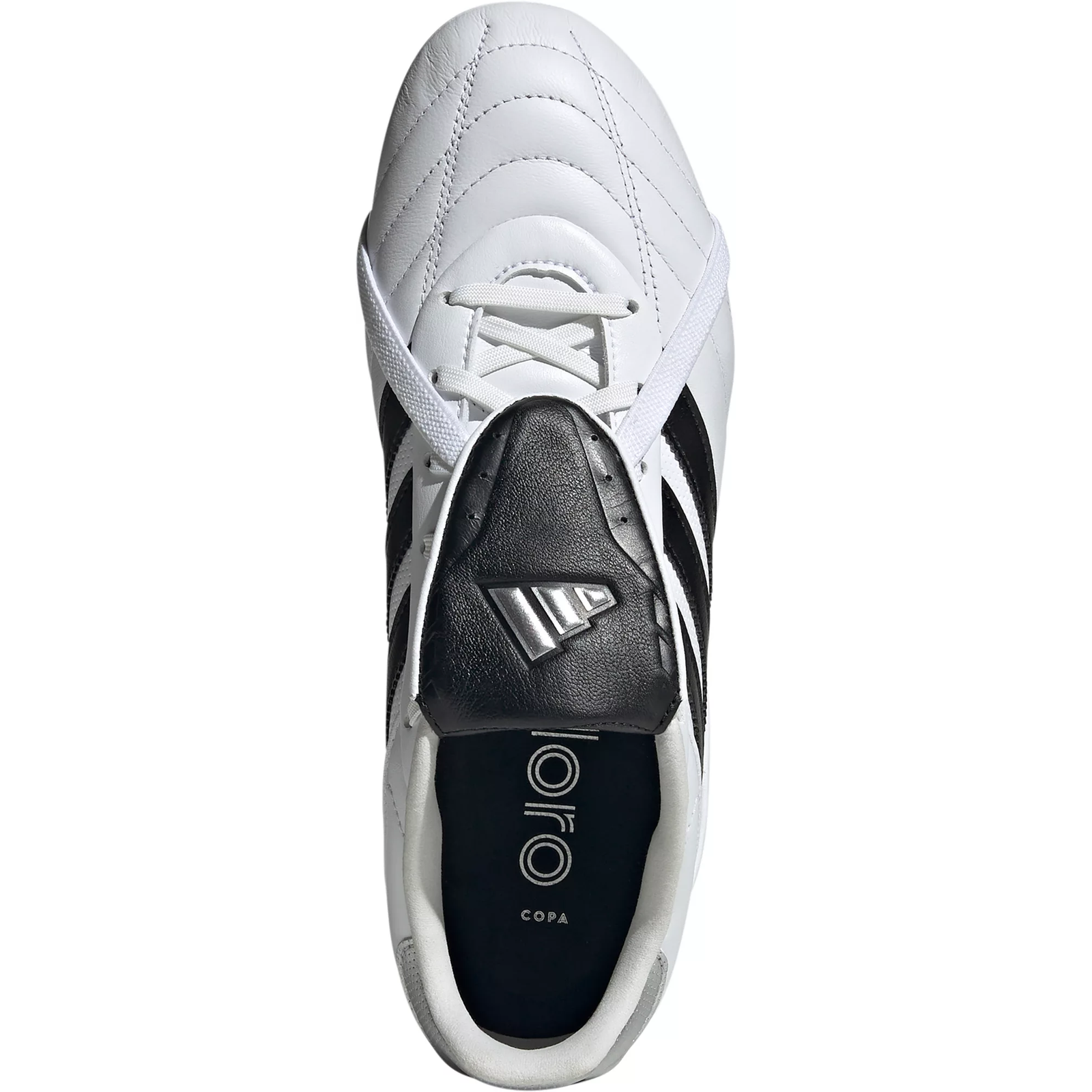 adidas Copa Gloro II FG Soccer Cleats (White/Metallic Silver)