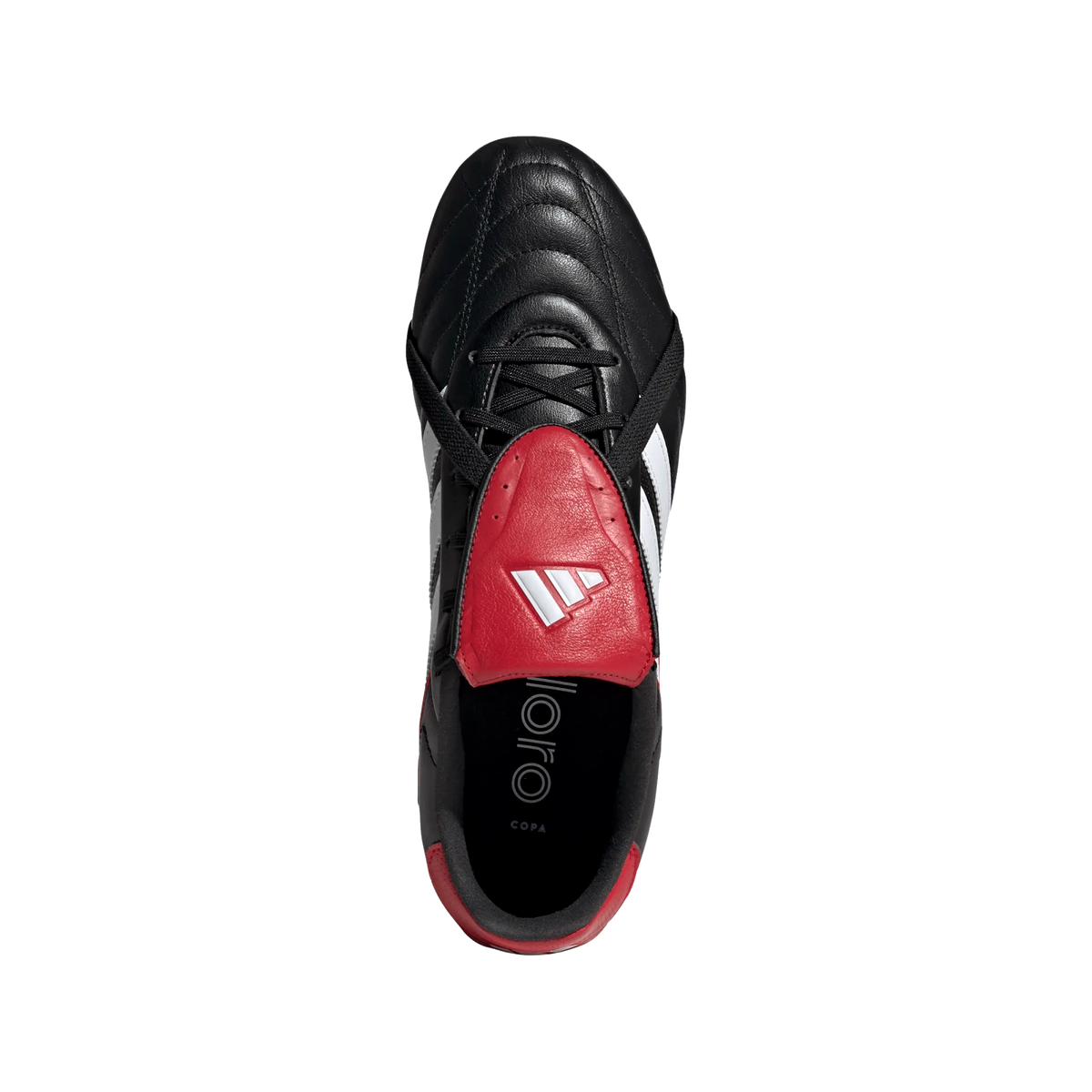 adidas Copa Gloro II FG Soccer Cleats (White/Black/Better Scarlet)