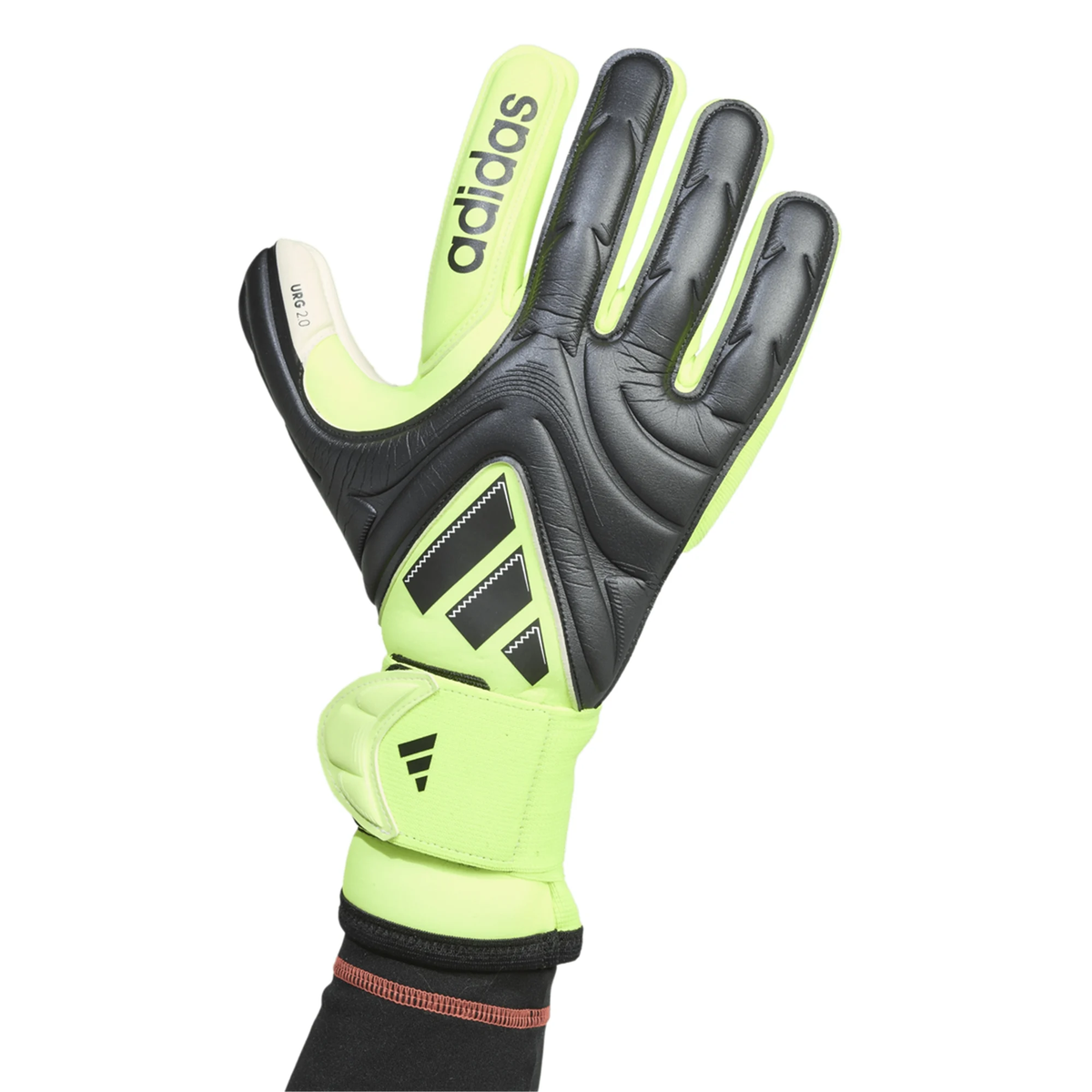 adidas Copa Pro Goalkeeper Gloves (Black/Lucid Lemon)
