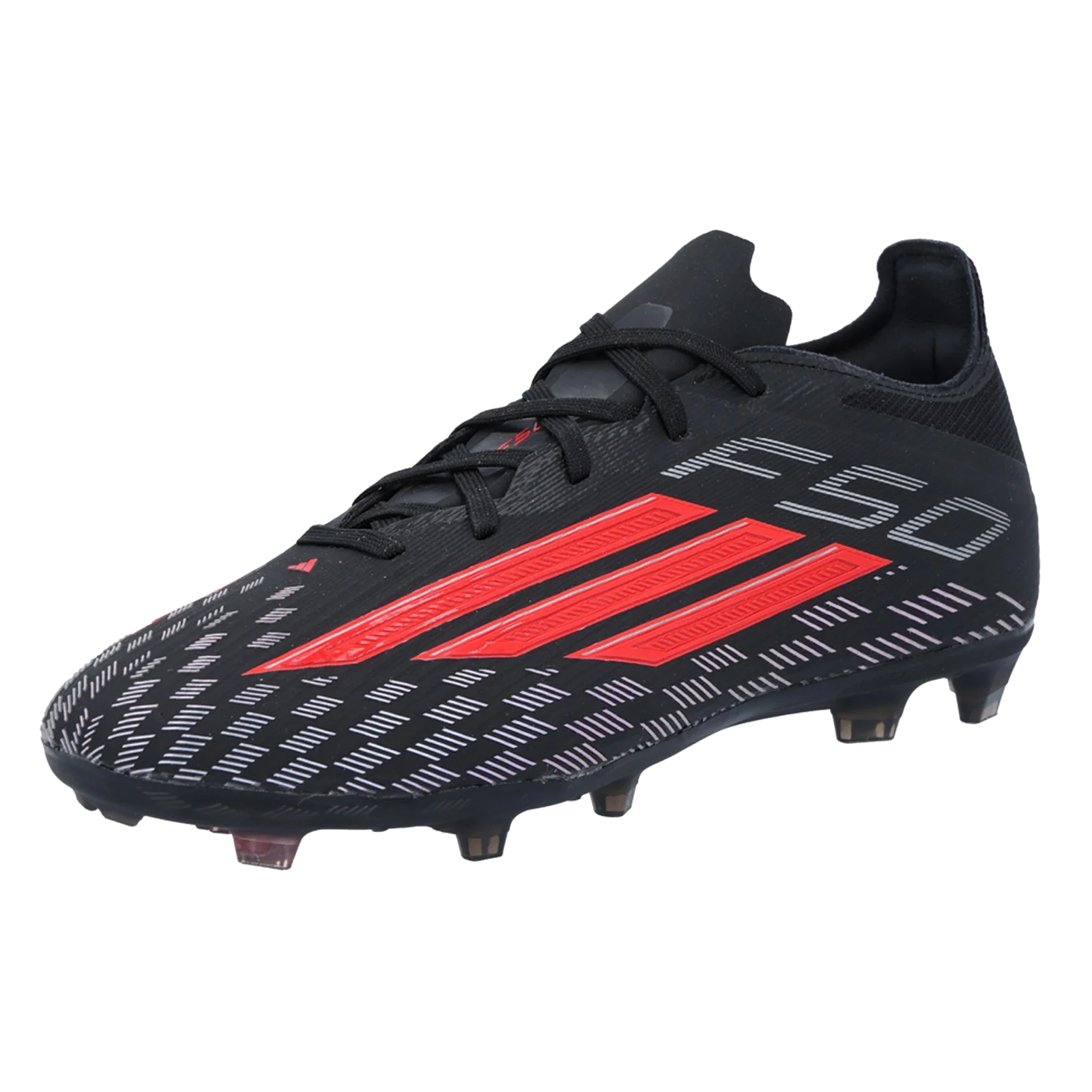 adidas Jr. F50 Elite Firm Ground Soccer Cleats (Black/Lucid Red)