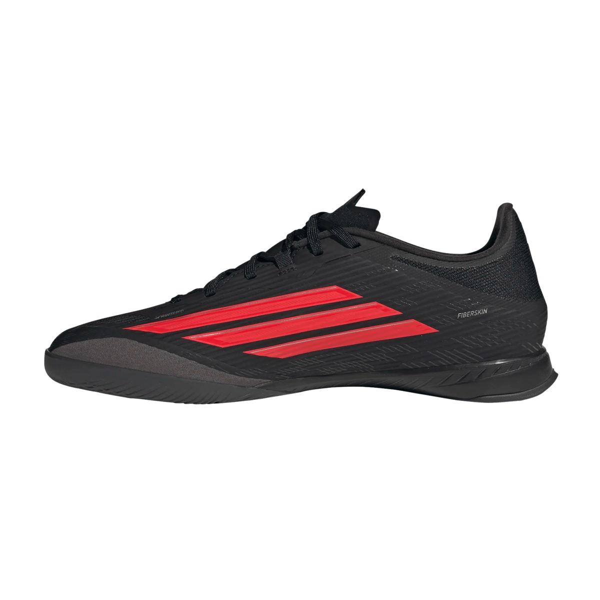 adidas F50 League Indoor Soccer Shoes (Black/Lucid Red)
