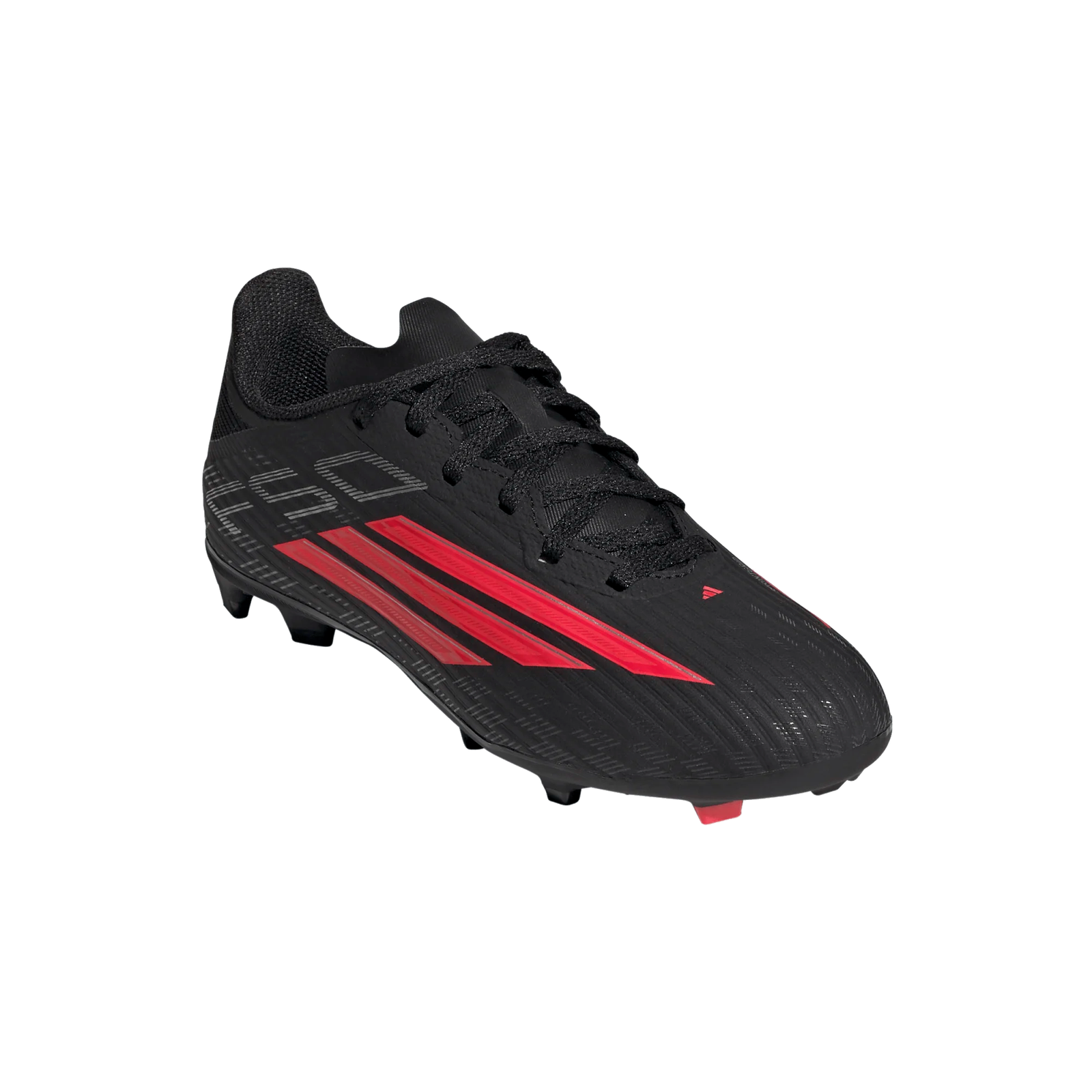 adidas Jr. F50 League FG/MG Soccer Cleats (Black/Lucid Red)