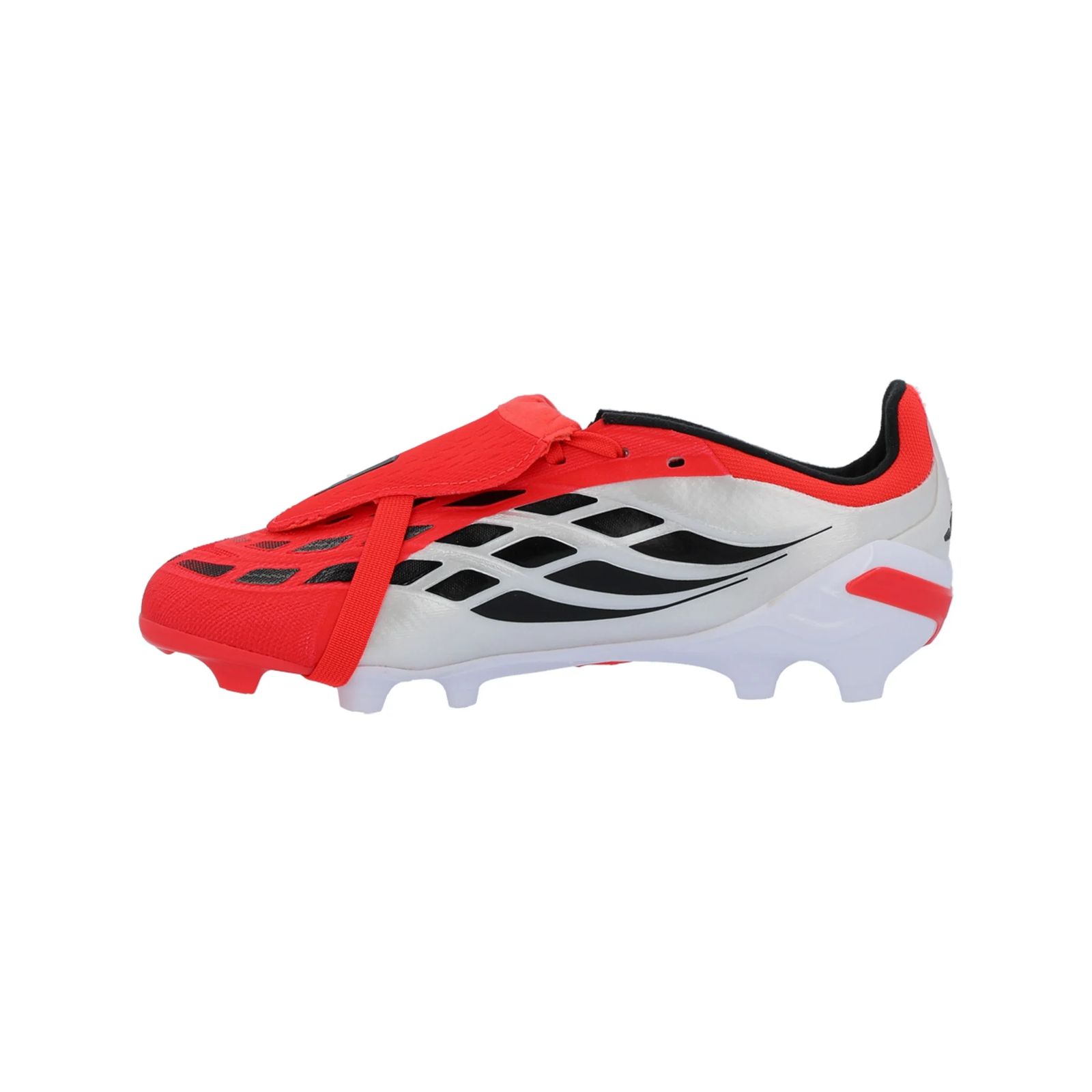 adidas Jr. Predator Elite FT Firm Ground Soccer Cleats (Lucid Red/Black/White)
