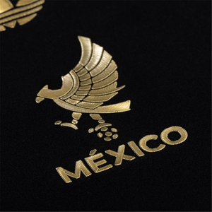 adidas Mexico Authentic Chicharito Third Gold Jersey 2025 (Black/Metallic Gold)