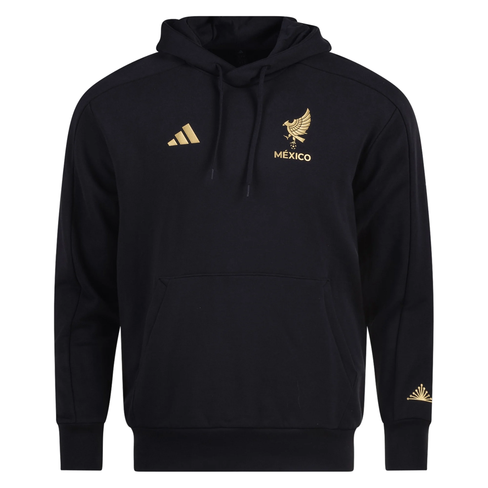 adidas Mexico DNA Hoodie 25/26 (Black/Gold)