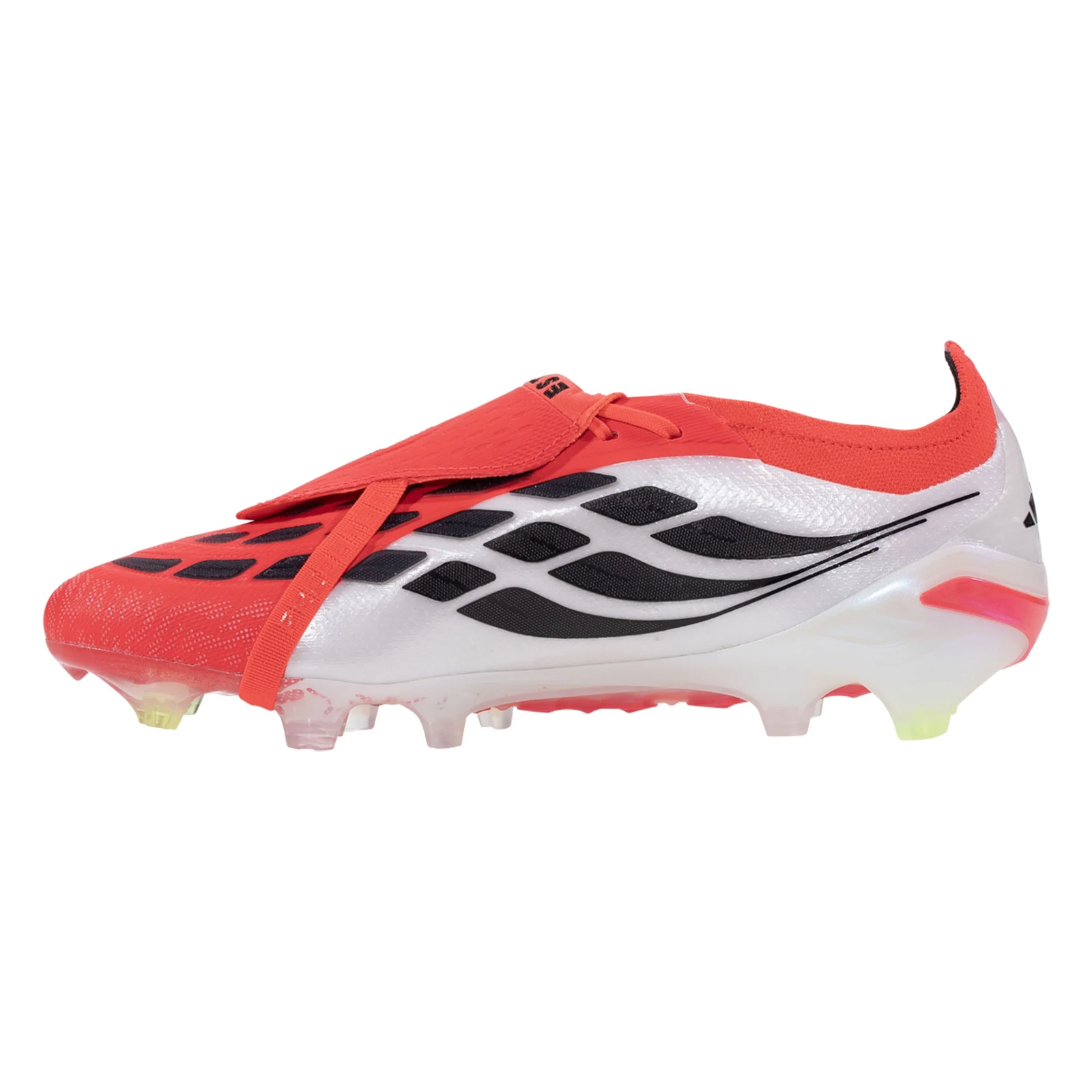 adidas Predator Elite FT Firm Ground Soccer Cleats (Lucid Red/Black/White)