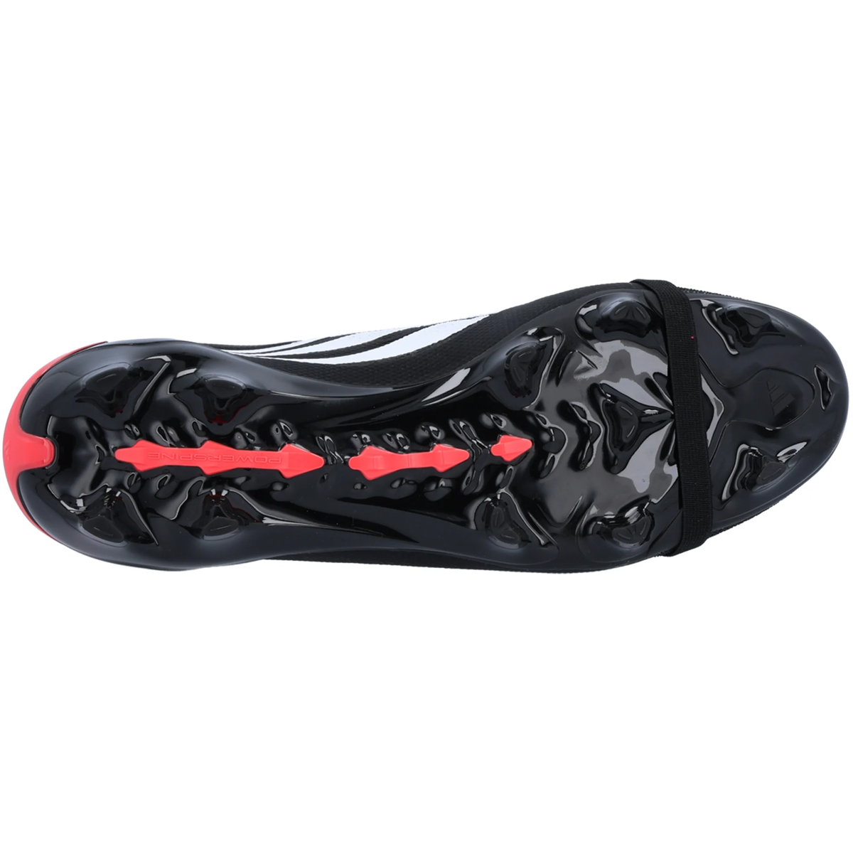 adidas Predator League FT Firm Ground Soccer Cleats (Black/White/Lucid Red)