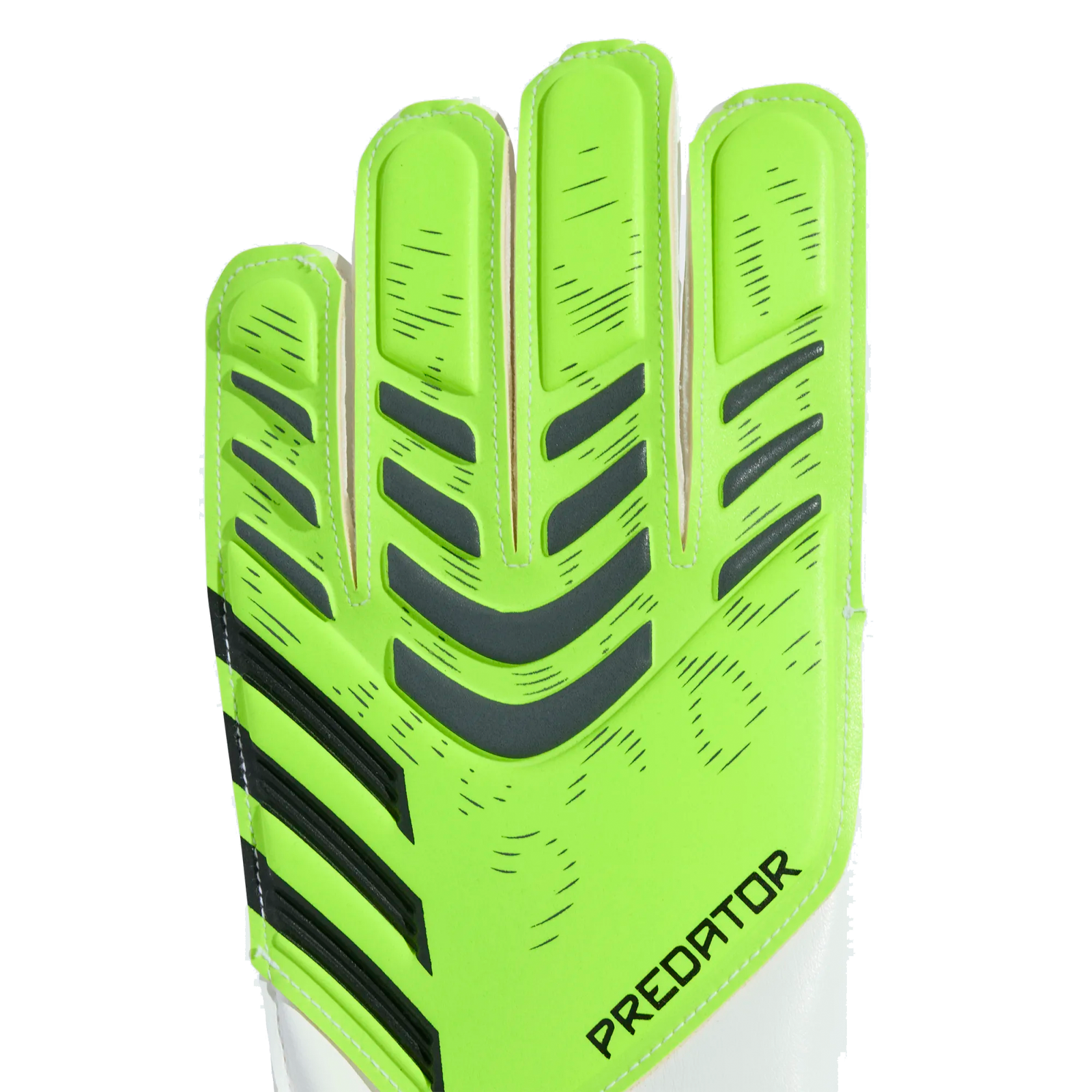 adidas Jr. Predator Training Goalkeeper Glove (Lucid Lemon/White)