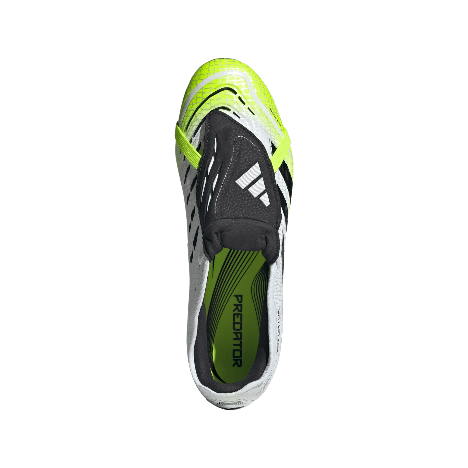 adidas Predator Pro FT FG Soccer Cleats (White/Lucid Lemon)