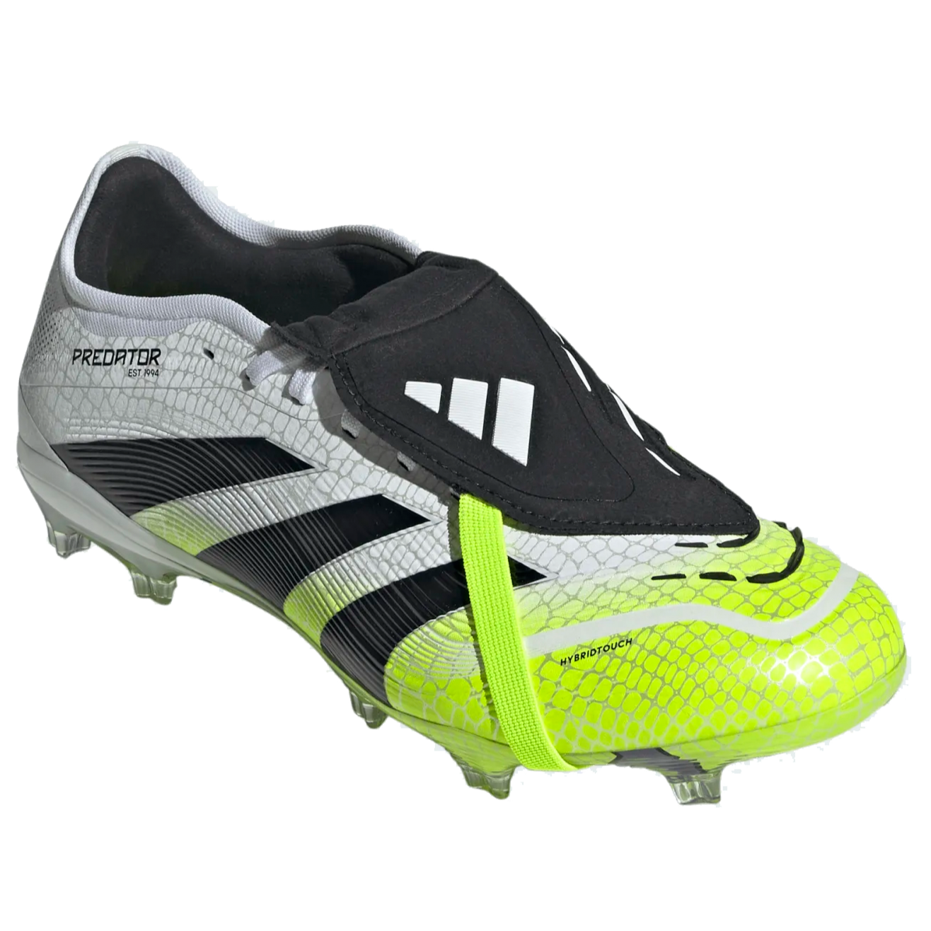 adidas Predator Pro FT FG Soccer Cleats (White/Lucid Lemon)