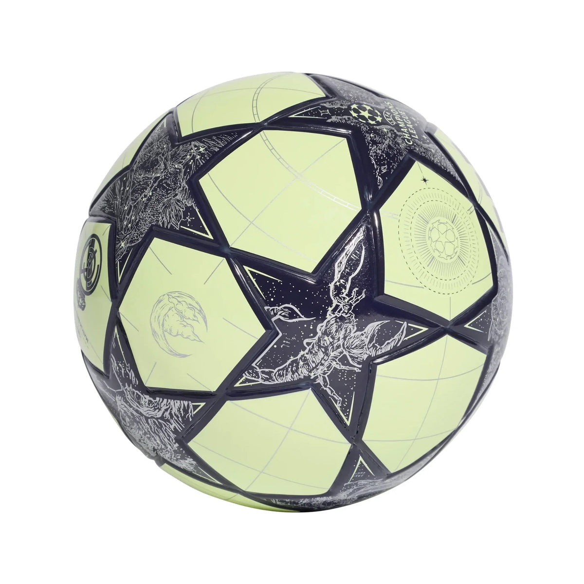 adidas Real Madrid UCL Mini Ball 25/26 (Lime/Silver Metallic)