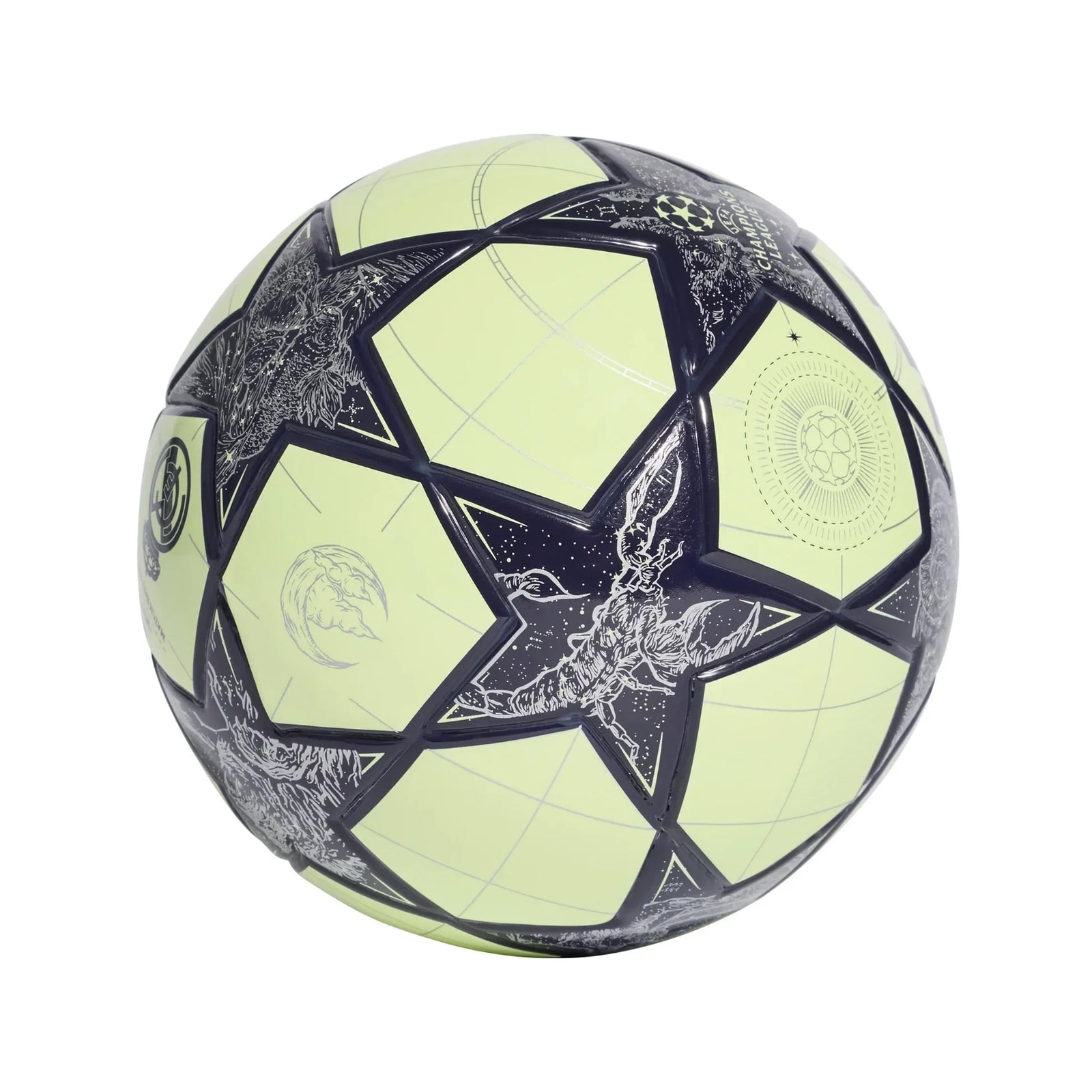 adidas Real Madrid UCL Mini Ball 25/26 (Lime/Silver Metallic)