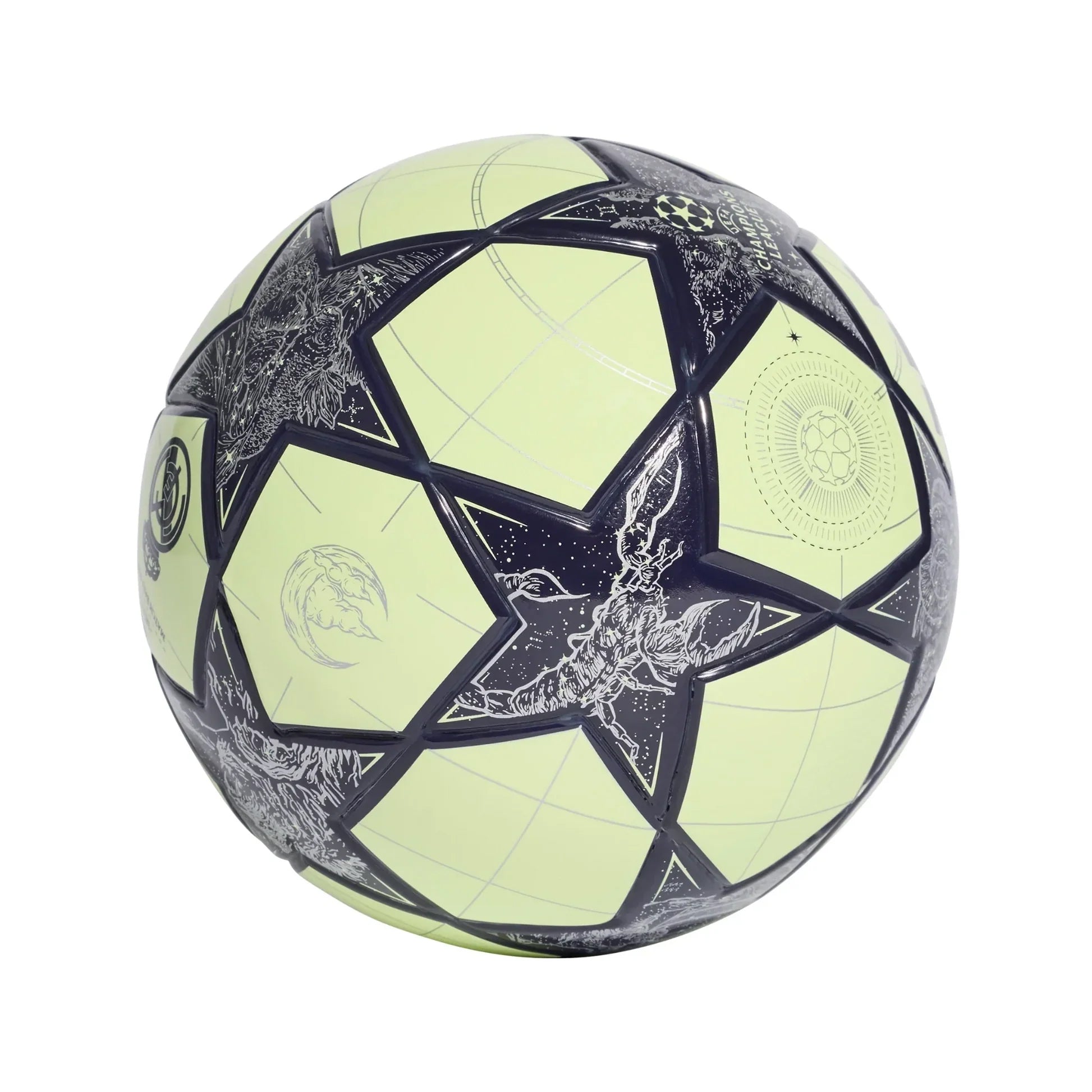 adidas Real Madrid UCL Mini Ball 25/26 (Lime/Silver Metallic)