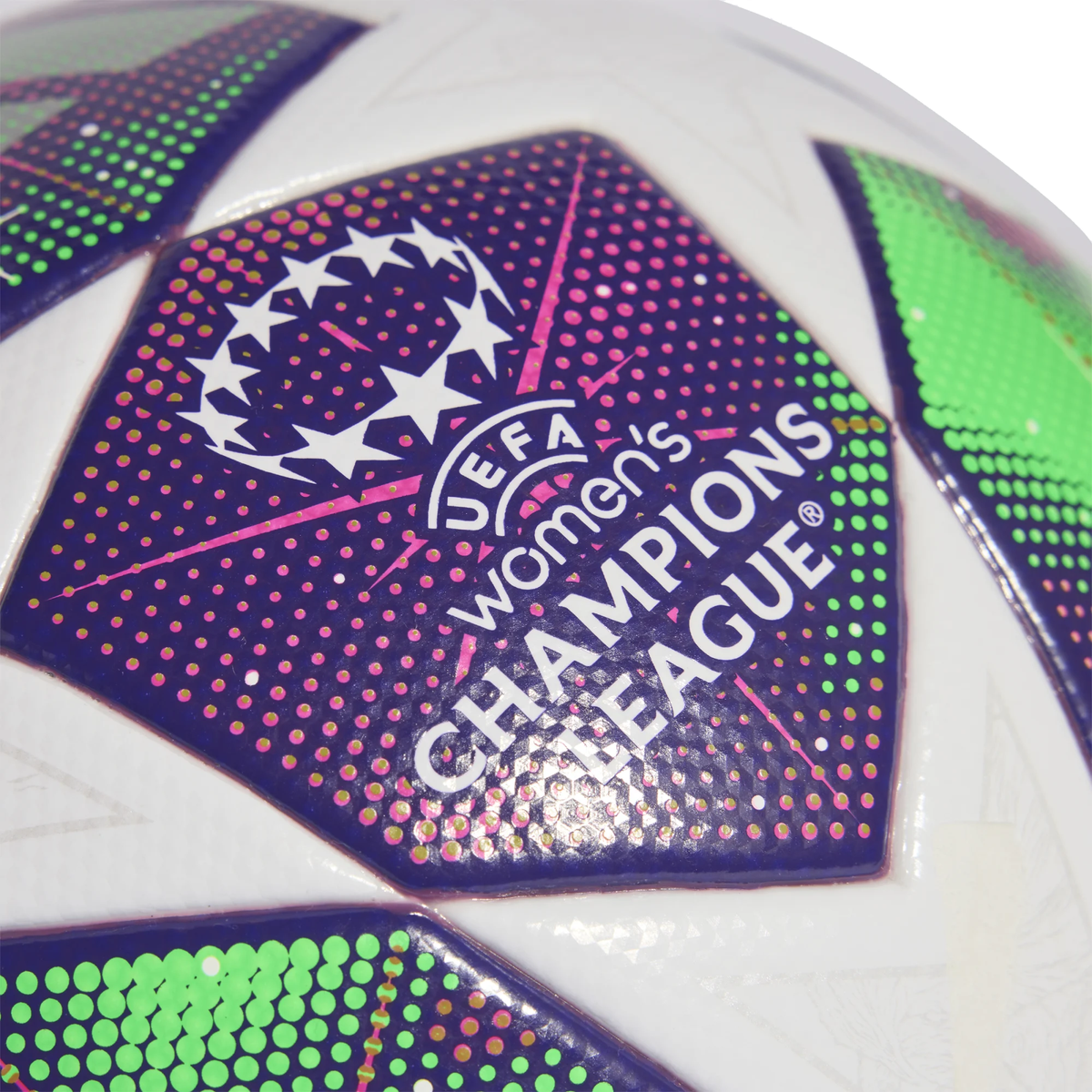 adidas Womens UEFA Champions League League Top Ball 25/26 (White/Green/Purple)