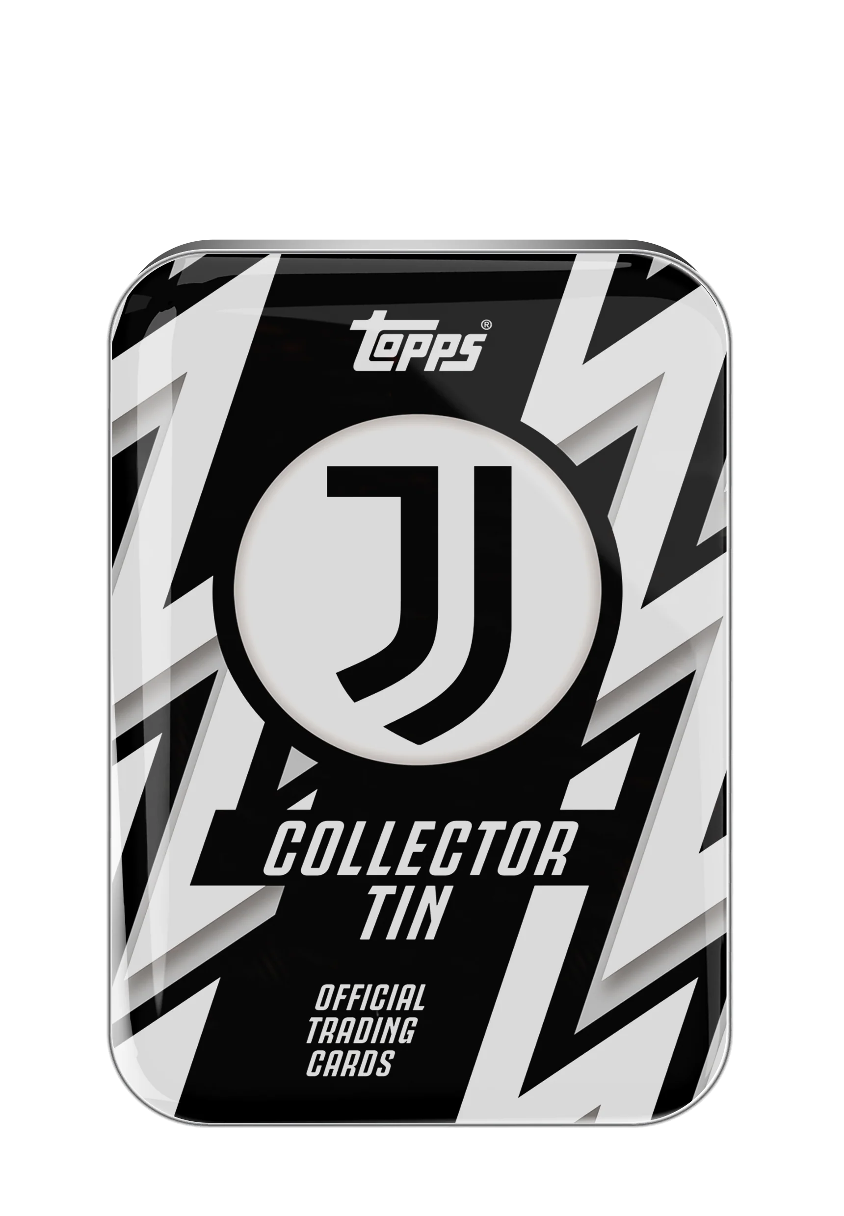 Topps Juventus 25/26 Collectors Tin Set Trading Cards (Black/White)