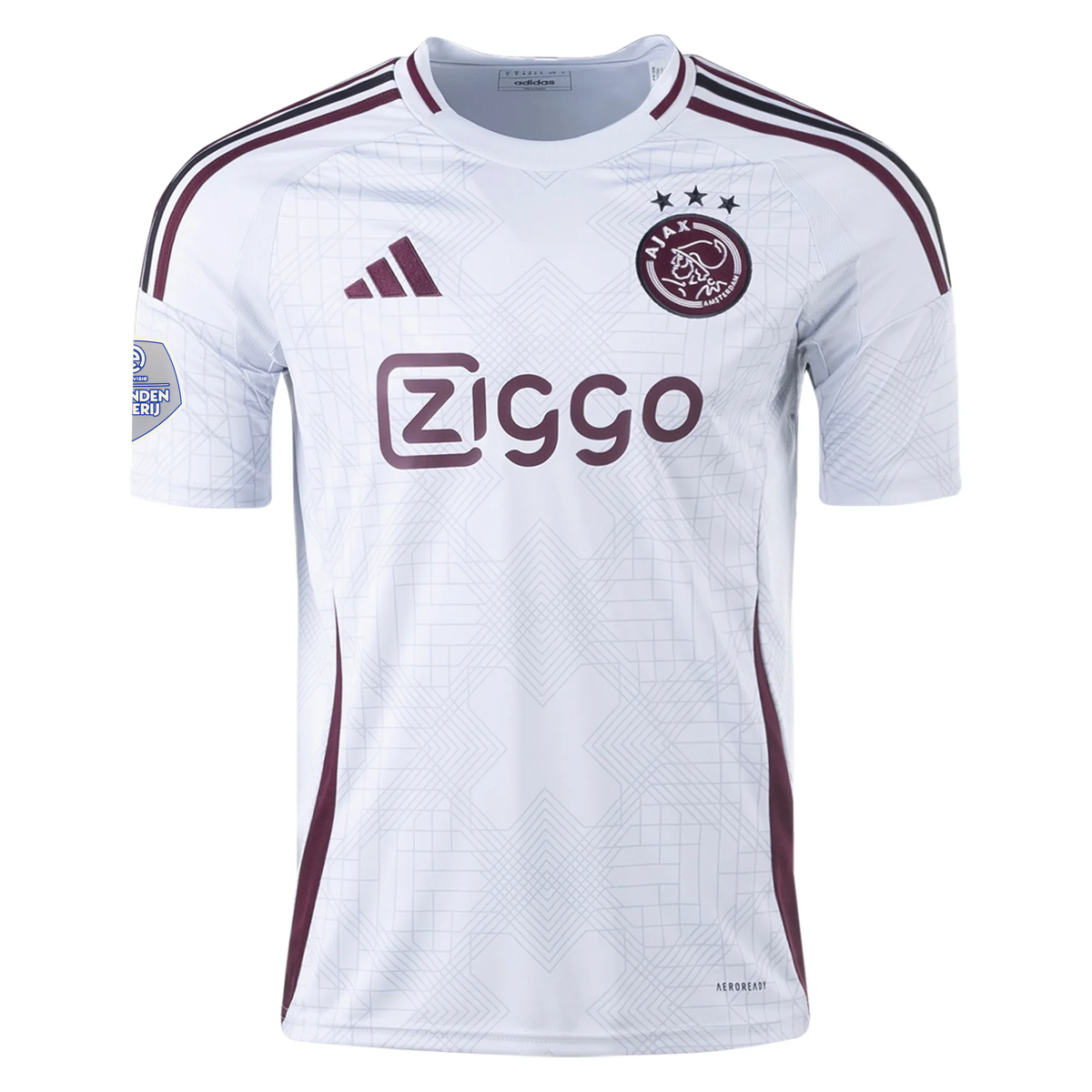 adidas Ajax Third Jersey 24/25 w/ Eredivisie Patch (Cool Grey