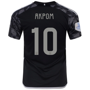 adidas Ajax Chuba Akpom Third Jersey w/ Eredivise League Patch 23/24 (Black)