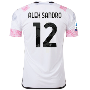 adidas Juventus Alex Sandro Away Jersey w/ Serie A 23/24 (White)