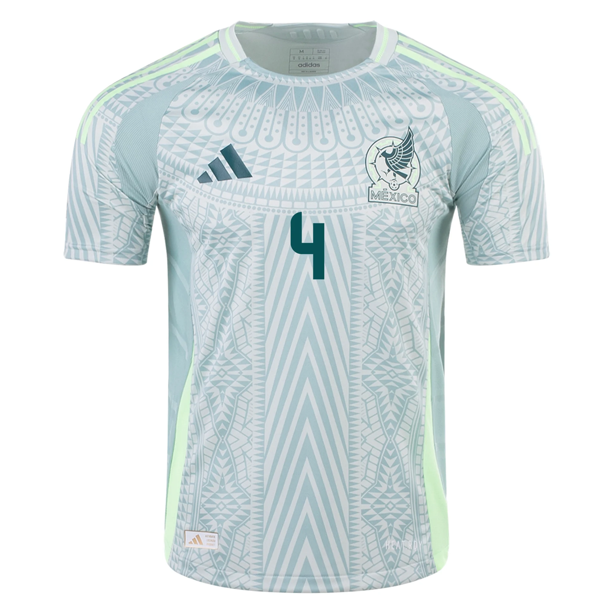 adidas Mens Mexico Authentic Edson Álvarez Away Jersey 24/25 (Linen Gr ...