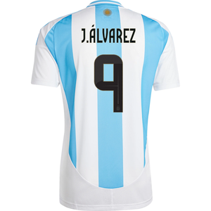 adidas Argentina Julian Alvarez Home Jersey 24/25 (White/Blue Burst)
