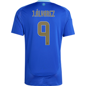 adidas Argentina Julian Alvarez Away Jersey 24/25 (Lucid Blue/Blue Burst)