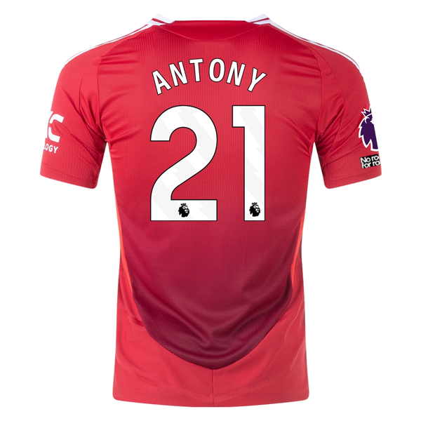 adidas Manchester United Authentic Antony Home Jersey w/ EPL + No Room ...