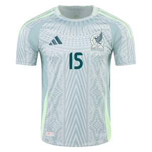 adidas Mens Mexico Authentic Uriel Antuna Away Jersey 24/25 (Linen Green)