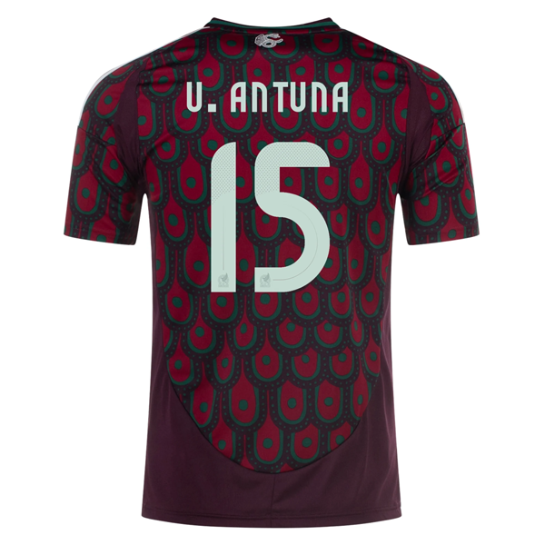 Adidas Mens Mexico Uriel Antuna Home Jersey 24/25 (Multicolor)