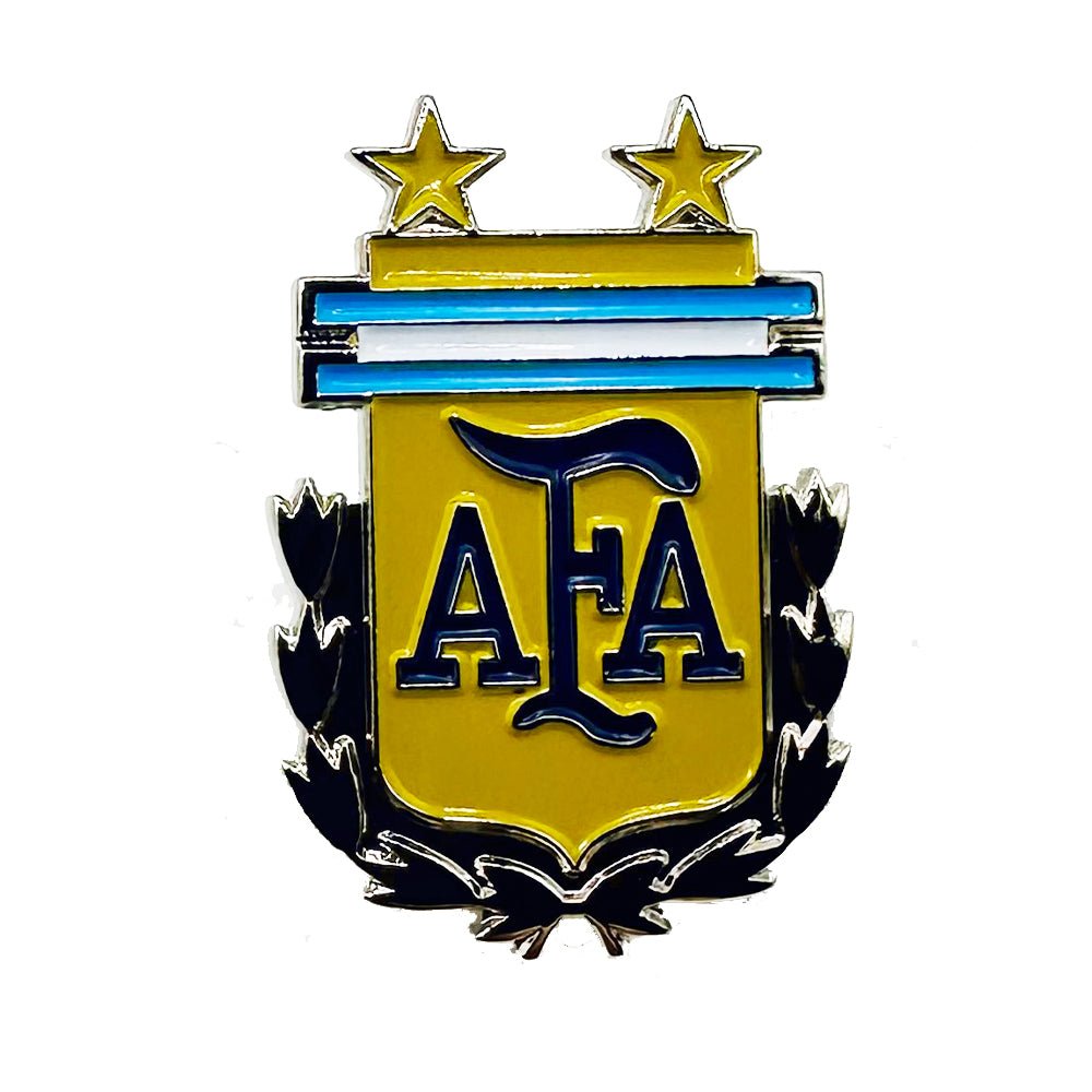 Argentina National Team 2 Star Enamel Pin | SoccerWearhouse
