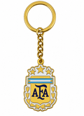 Argentina National Team Double Sided Metal Crest Keychain