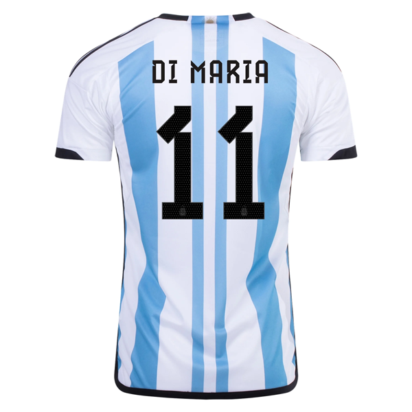 Argentina 22 3 Stars Home Authentic Jersey