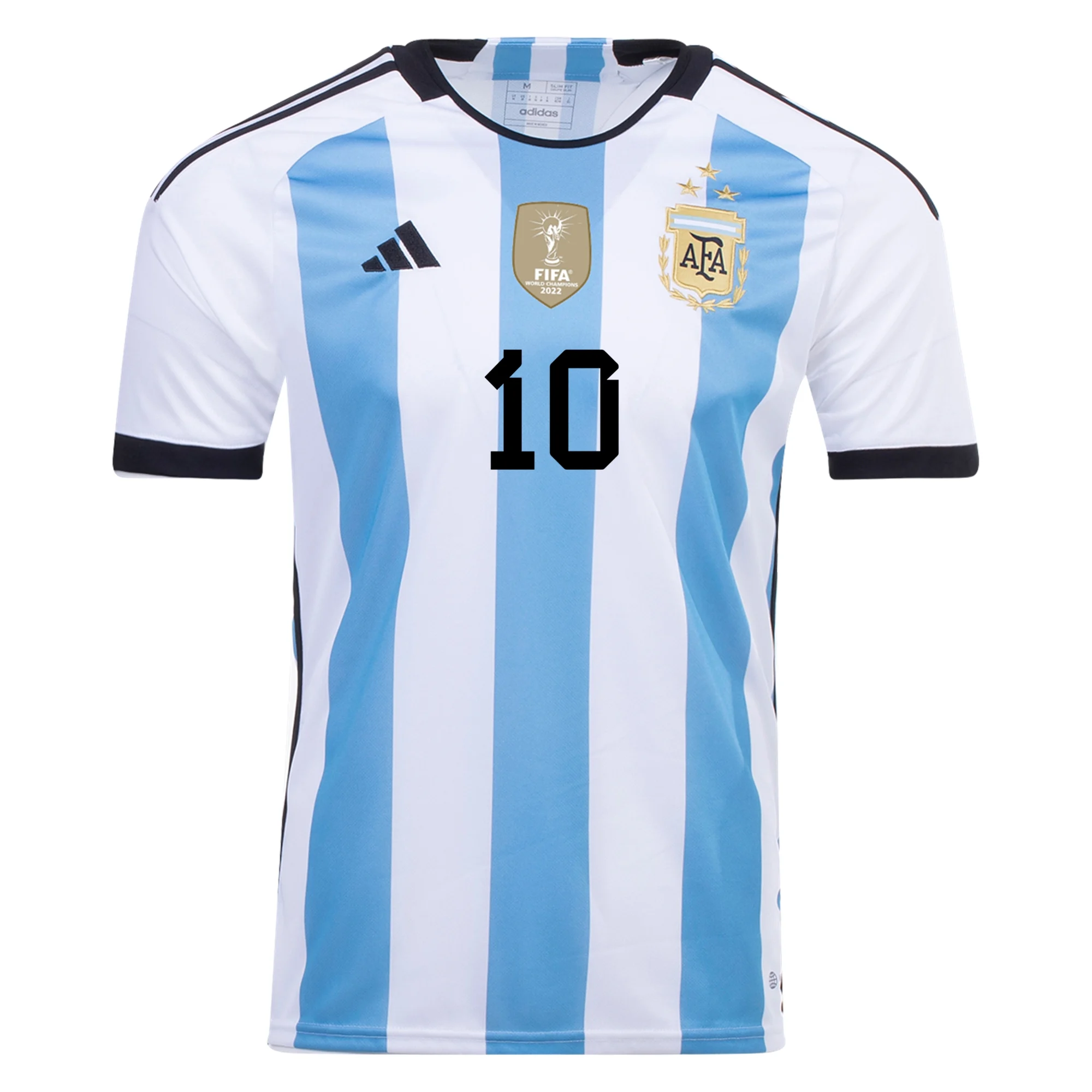 messi jersey with 3 stars
