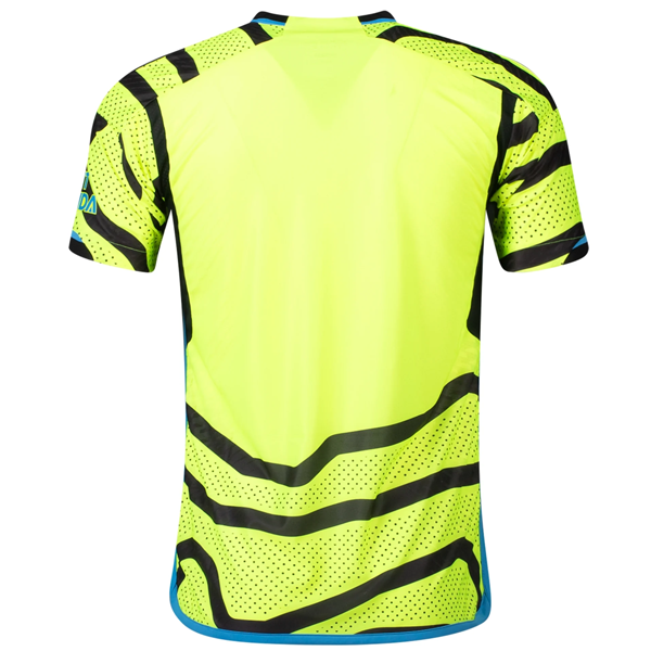 Full Sleeve Yellow Black Soccer Jersey