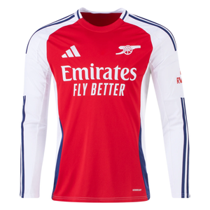 adidas Arsenal Home Long Sleeve Jersey 24/25 (Better Scarlet/White)